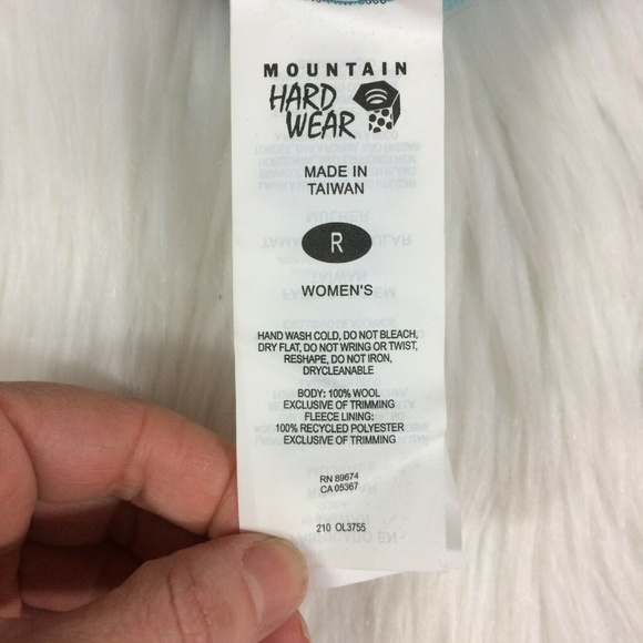 Mountain Hardwear 100% Wool Hat Cap Blue Tassel - Picture 7 of 8